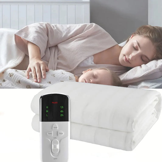 Electric Heated Mattress Pad with Timer, 160x130 cm (220V)