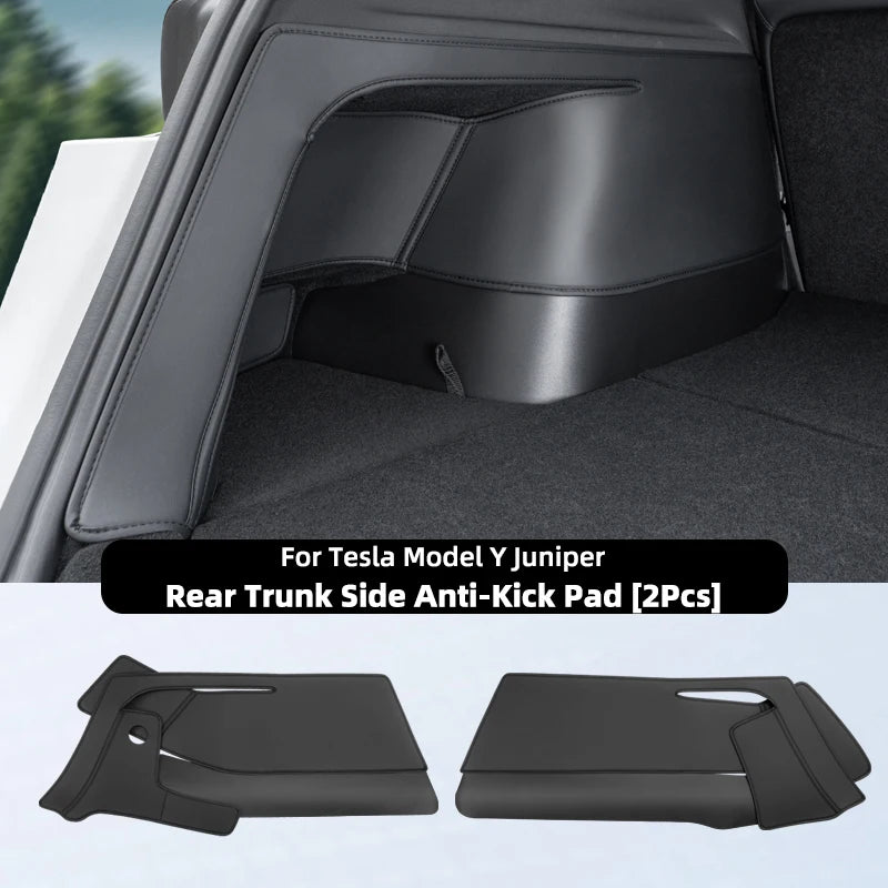For Tesla Model Y Juniper 2026 Rear Trunk Side Anti-Kick Pad Full Coverage Protection Kit Car Anti-dirty Pad Accessorie