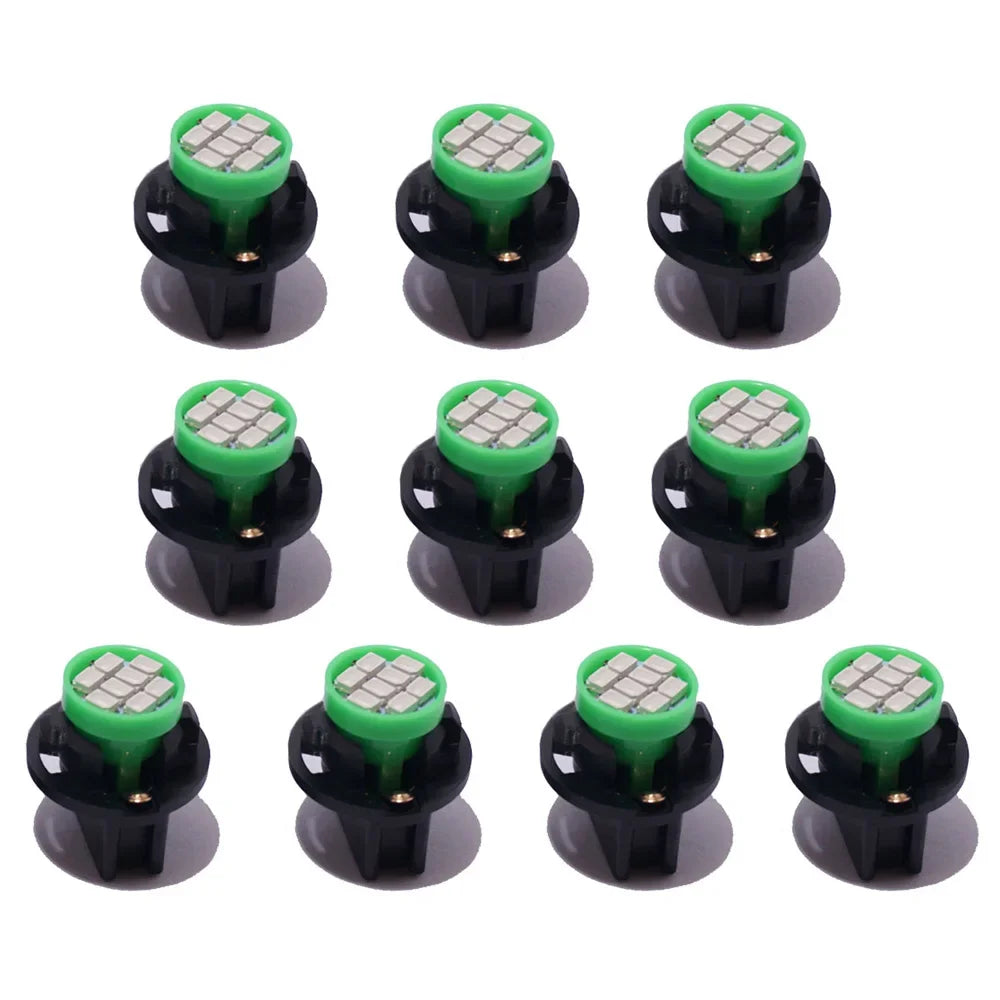 T10 W5W LED Dashboard & Gauge Cluster Bulbs (10-Pack)