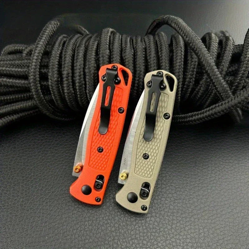 Multi Colors 535/533 BM Outdoor Camping Folding Pocket Knife Drop Point Blade Nylon Fiber Handle High Hardness Utility Knives