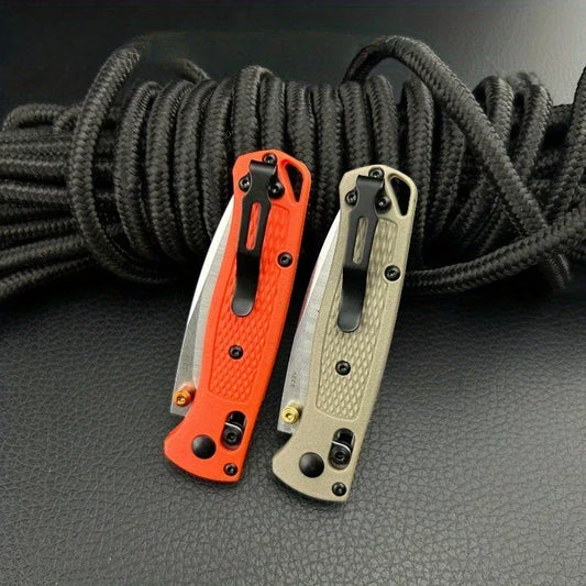 Multi Colors 535/533 BM Outdoor Camping Folding Pocket Knife Drop Point Blade Nylon Fiber Handle High Hardness Utility Knives