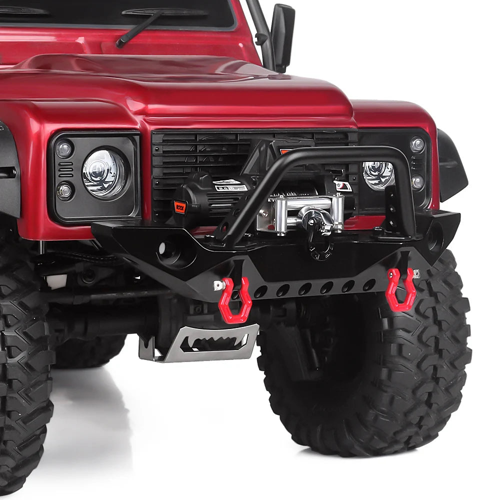 INJORA Metal Winch Wireless Remote Controller System for 1:10 RC Crawler Car Axial SCX10 90046 TRX4 TRX6 Gen8 Upgrade Parts