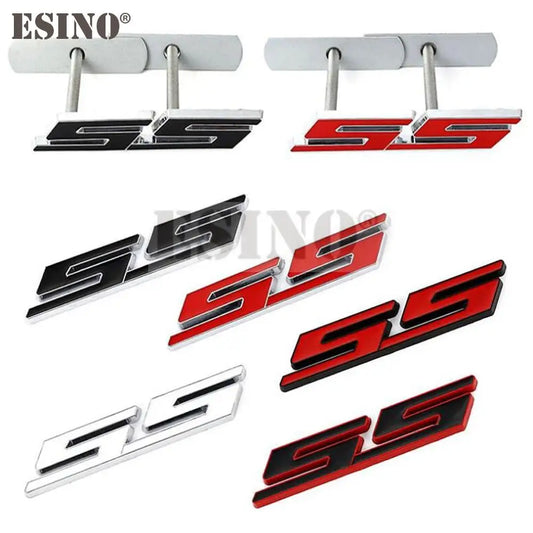 3D Chrome Zinc Alloy SS Emblem Badge for Chevrolet Camaro SS
