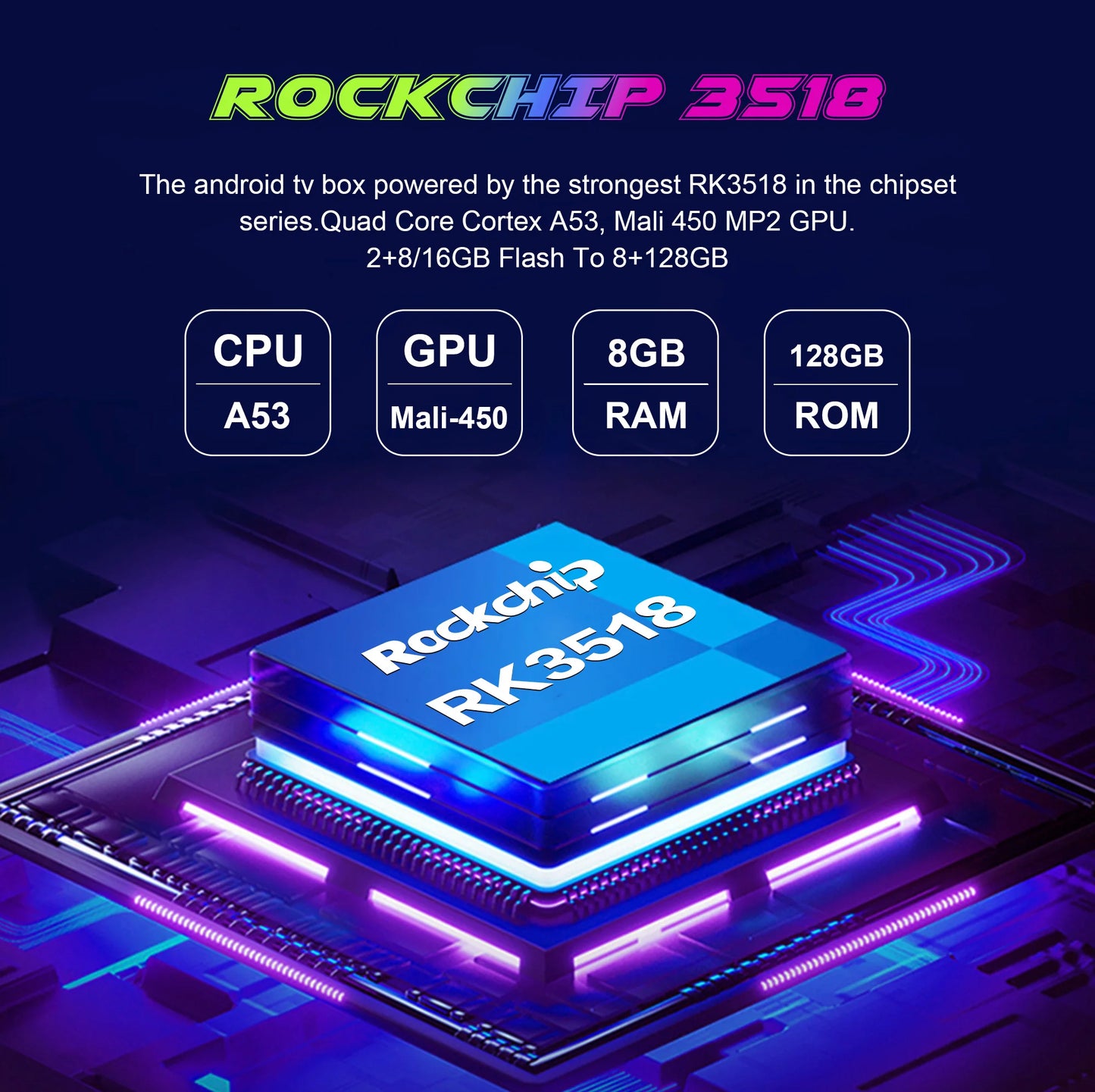 2026 mortal T1 Android16 Smart Home Theater TV Box Rockchip RK3518 Support Bluetooth5.4 Google Assistant Streaming Player WiFi 6