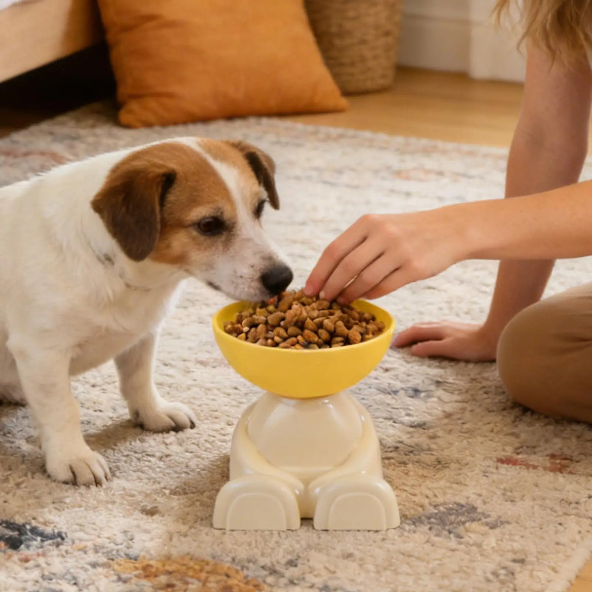 Raised Cat Feeding Bowl - Non-Slip Elevated Food Dish – photo 4