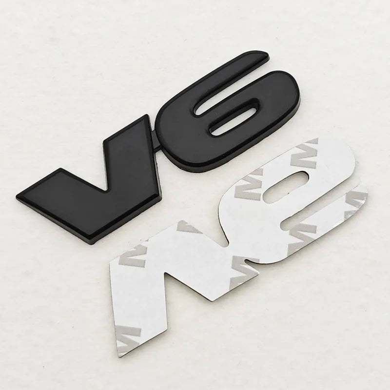 3D Car Sticker Logo V6 4X4 SR5 TACOMA Trunk Badge Door Waier Line C-Pillar Emblem Decals For Toyota TACOMA N170 N260 N300 N400
