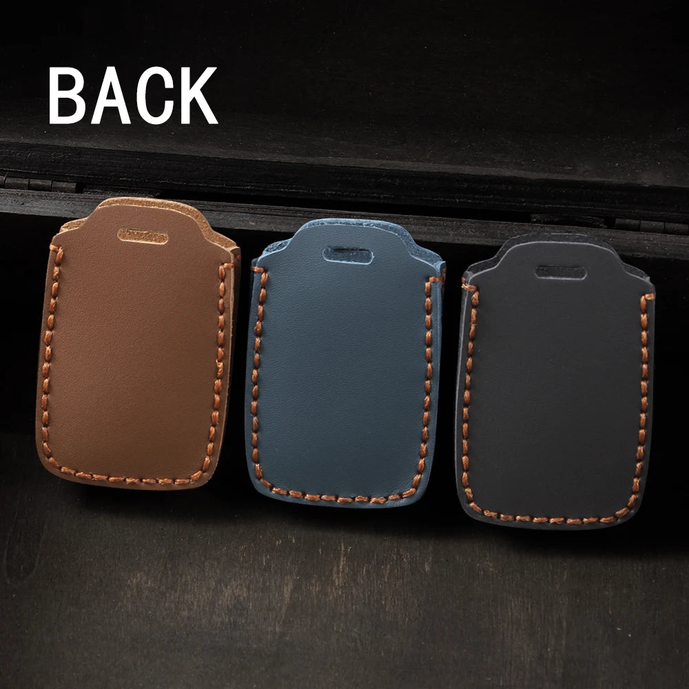 Leather Key Fob Cover for Dodge RAM 1500/2500 TRX, Jeep Grand Cherokee, Chrysler