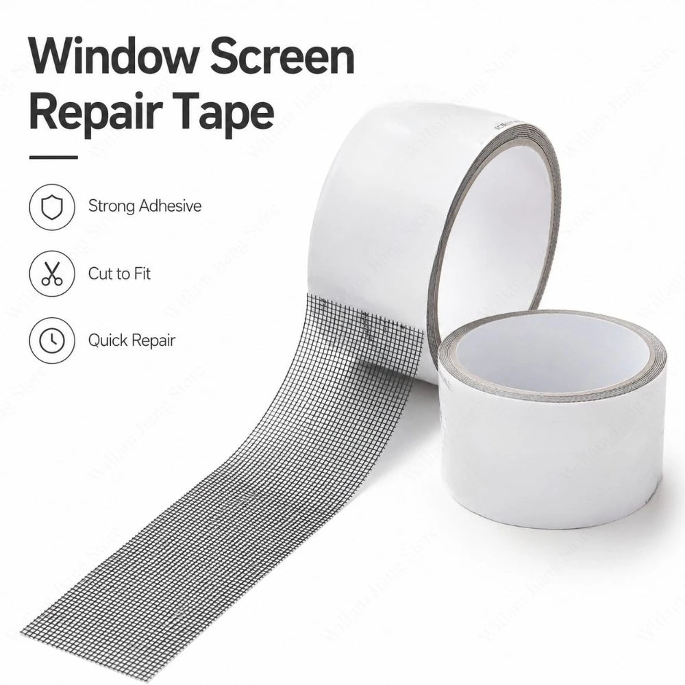 Self-Adhesive Screen Repair Tape, 5 cm x 2 m