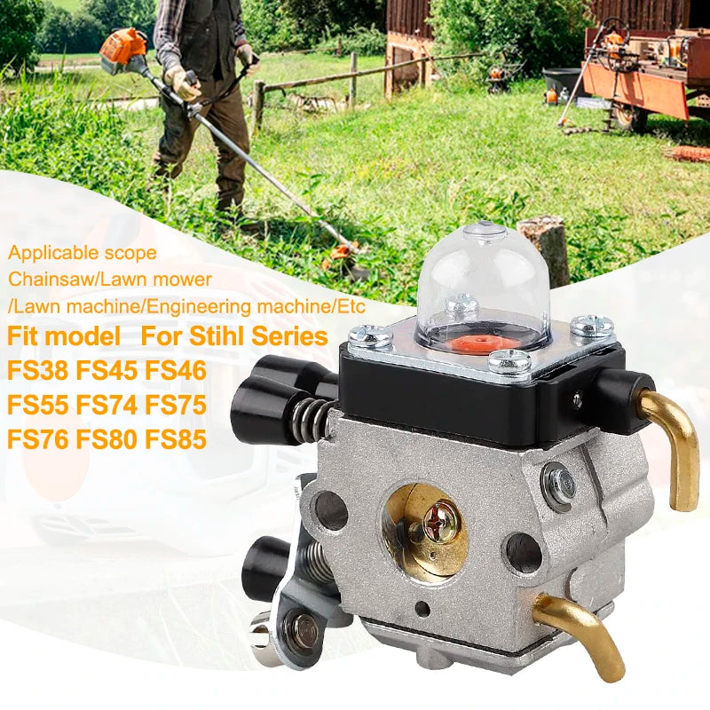 XCAN Carburetor Carb For STIHL FS38 FS45 FS46 FS55 FS74 FS75 FS76 FS80 FS85 String Trimmer Weed Eater Lawn Mower Spare Parts