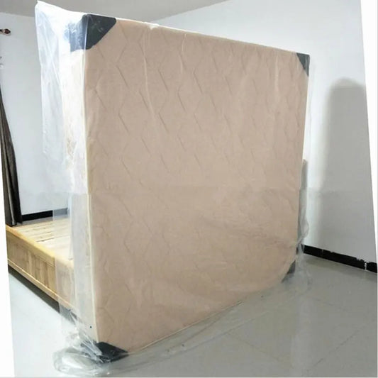 Thickened Mattress Packing Bag for Moving Durable Practical Bed Storage Bag Transparent Pe Plastic Reusable Furniture Dust Cover