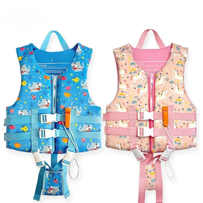 Children's Swim Buoyancy Vest — High-Float Kids Swim Aid for Swimming & Drifting