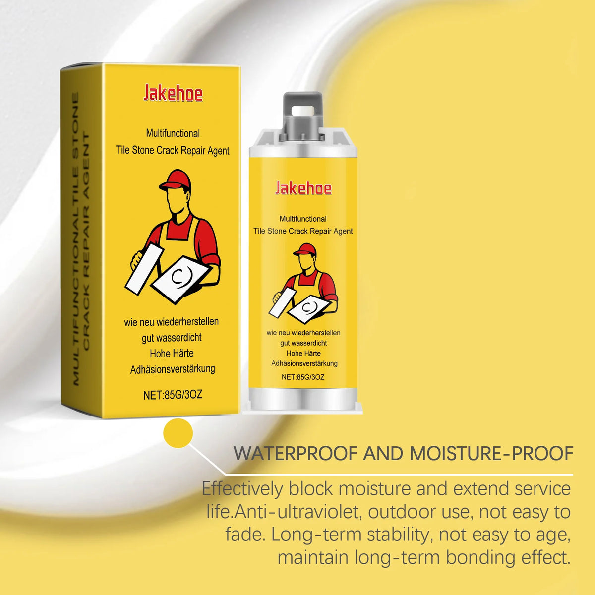 Tile & Stone Crack Repair Agent, Waterproof Ceramic Filler