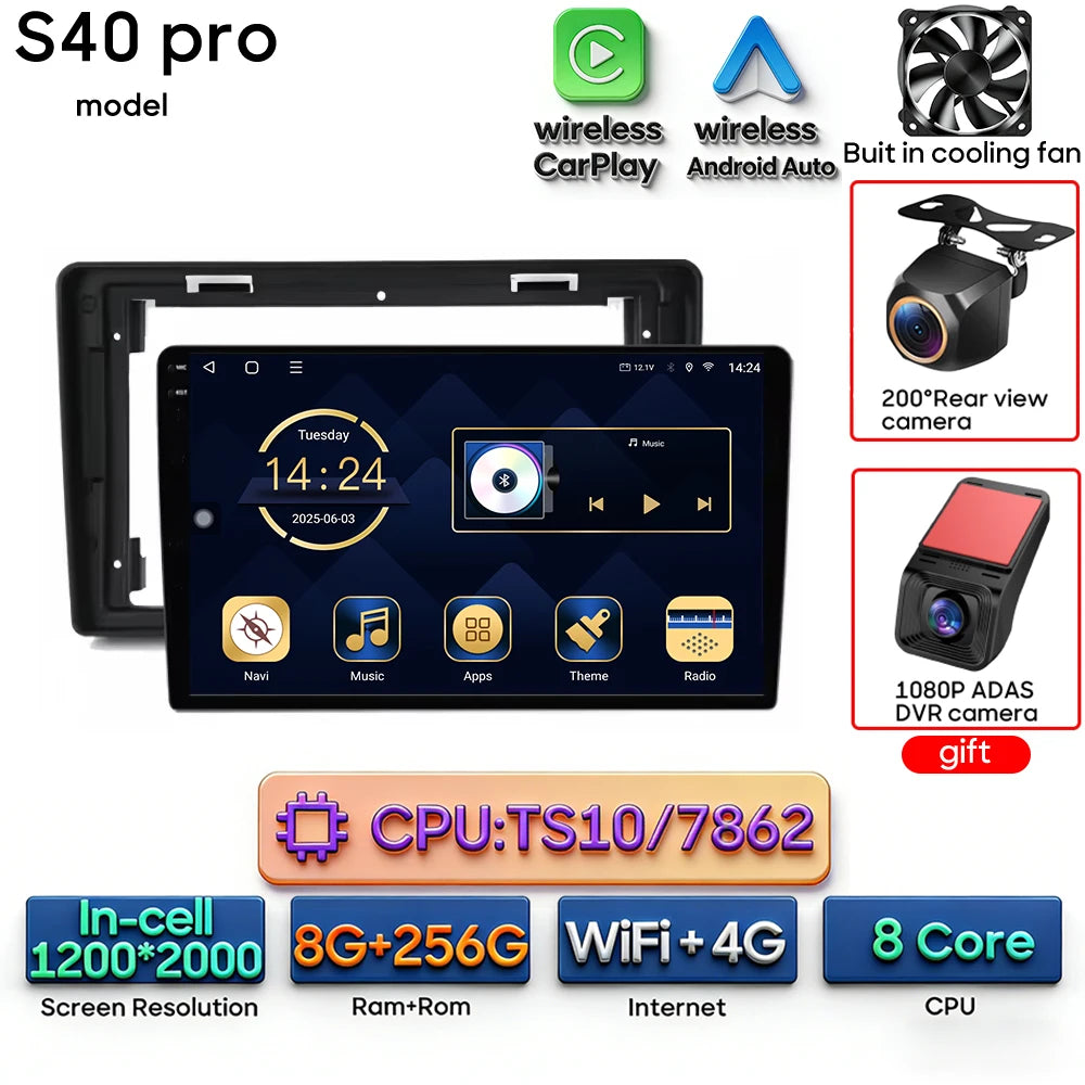 Car Stereo with Apple CarPlay & Android Auto, Compatible with Peugeot Partner & Citroen Berlingo 2 B9