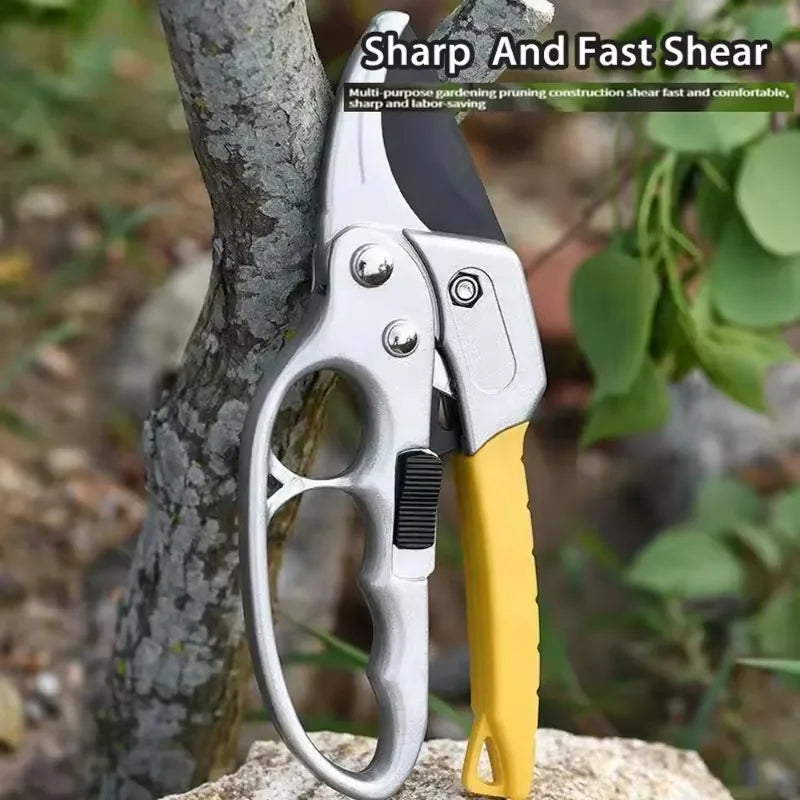 Ergonomic Pruning Shears SK5 Titanium-Plated Alloy Steel Quick Efficient Cuts Labor-Saving Spring  Garden Fruit Harvesting Tools