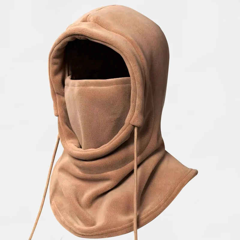 Knitted Hood Balaclava with Drawstring - Windproof Ski Mask - photo 8