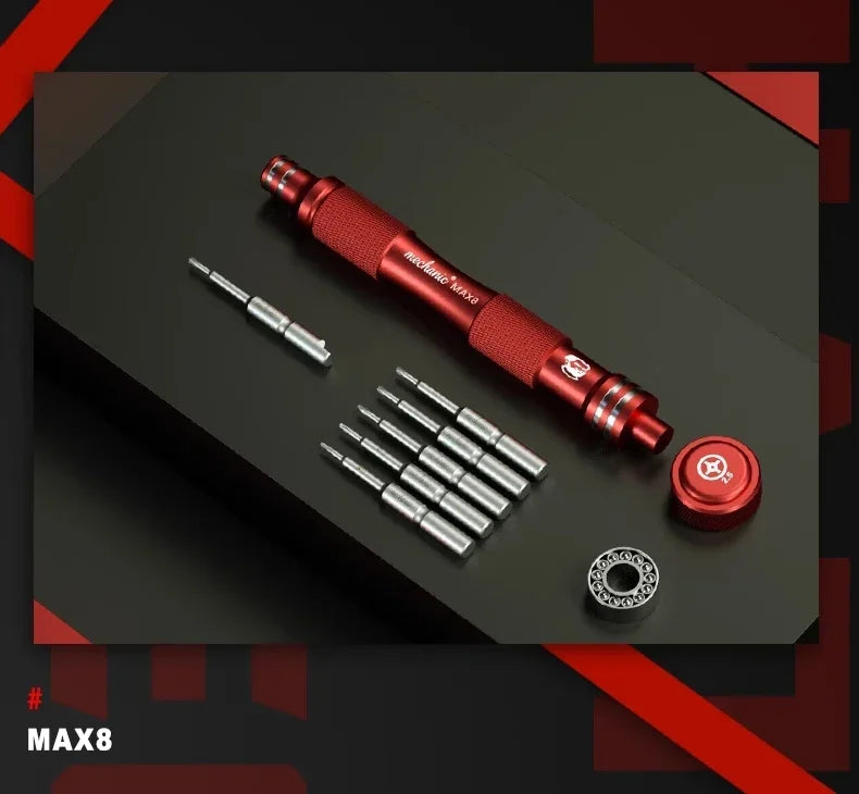 MECHANIC MAX8 Non-slip Screwdriver 0.8 Torx 0.6 Y-Type 1.2 1.5 Phillips 2.5 T2 for Mobile phone camera Repair Disassemble Tool