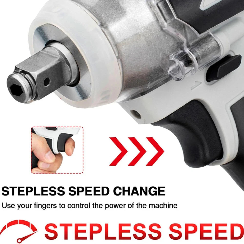 For Makita 18V 21V Battery Cordless Impact Wrench 1/2" Brushless Bare Tool Only (Battery Not Included)
