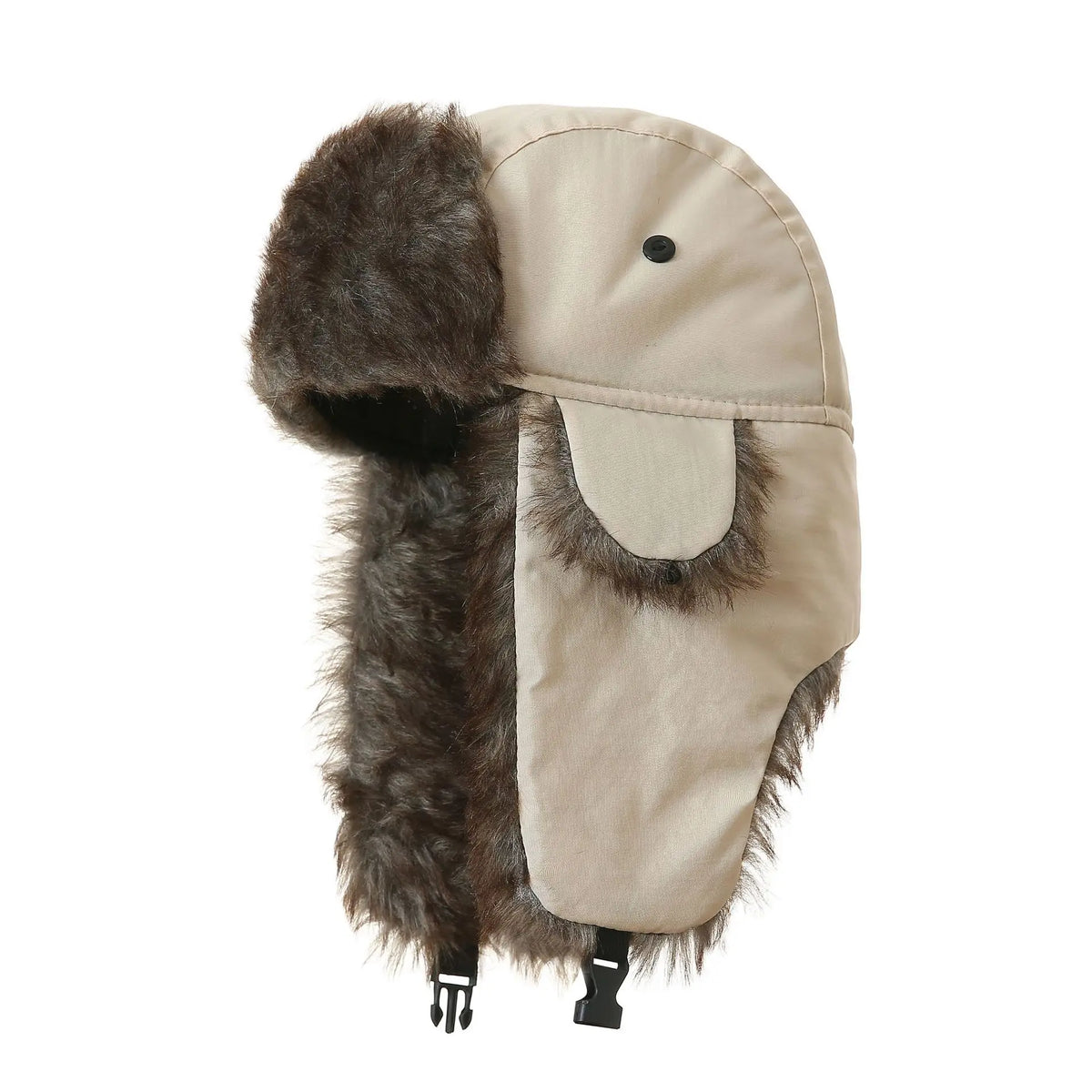 Faux Fur Trapper Hat with Ear Flaps, Ushanka