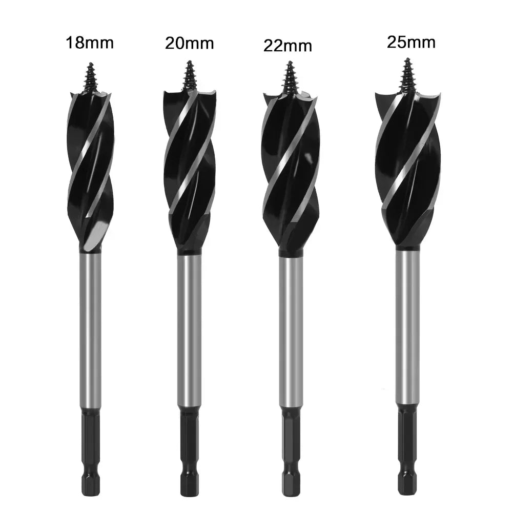 Hole Opener 10-35mm 1/4'' Hex Shank Twist Drill Bit, Reamer Auger Carpenter Joiner broca Drill Bits for Wood  Woodworking Tools