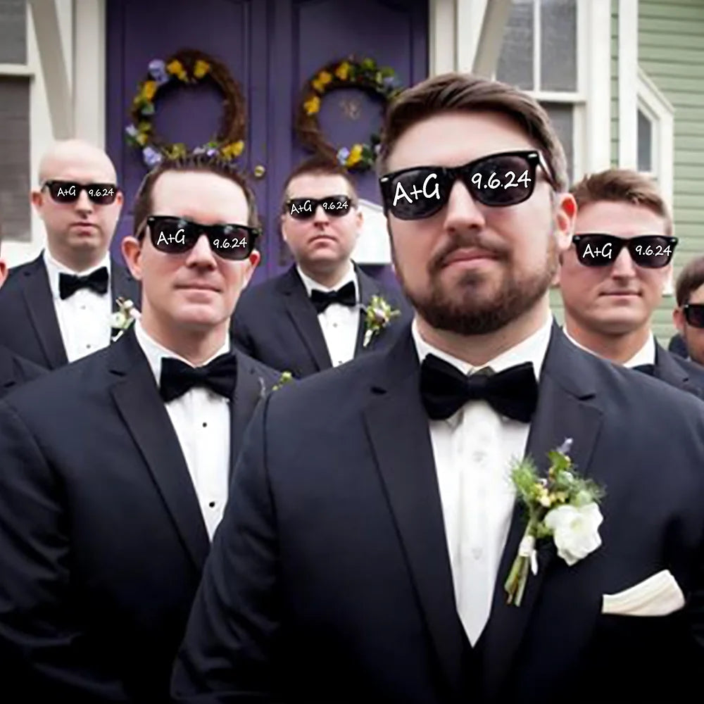 12-100 Pcs Wedding Personalized Sunglasses Bulk Custom Sunglasses with Paint Pens for Adult DIY Birthday Wedding Party Favors