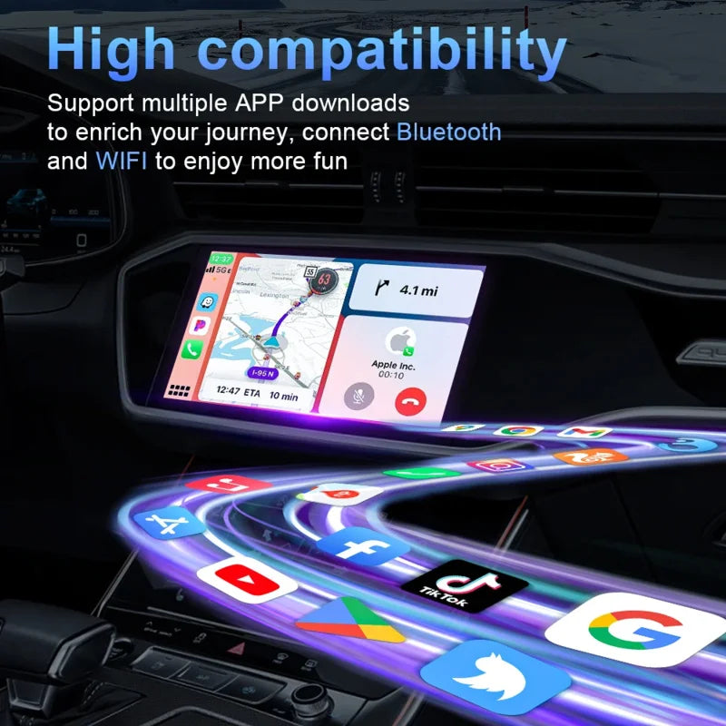 2-in-1 Wireless CarPlay & Android Auto Adapter (OEM Stereo)