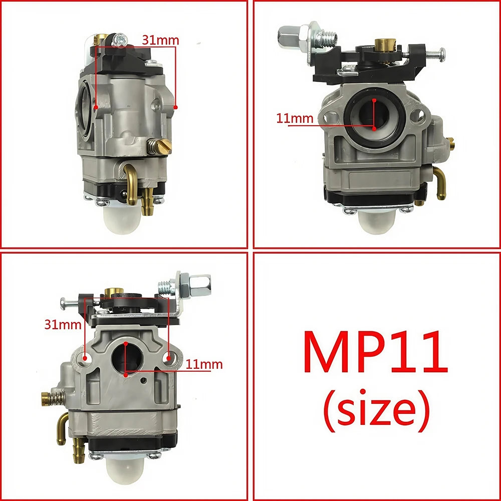MP11 Carburetor for Walbro 26cc-49cc 2-Stroke Engines