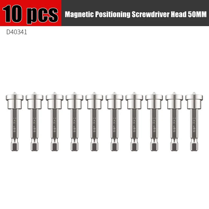 Magnetic Positioning Screwdriver Bits Drywall Screw Bit 50mm Gypsum Board Plasterboard Screws Locating Batch Head Drilling Tools