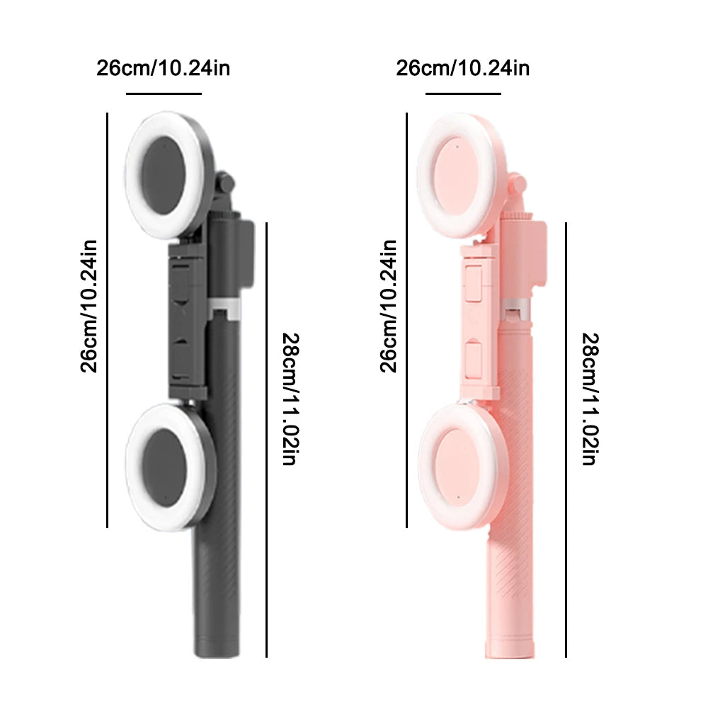 Multi-functional Selfie Stick Magnetic Mobile Phone Holder Live Broadcast Portable Anti-shake Handheld