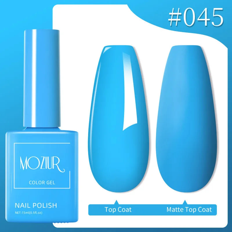 Colorful Hot Sale Uv Gel Nail Polish Set Soak Off Gel Nail Polish 15ml Professional Nail Gel Polishes