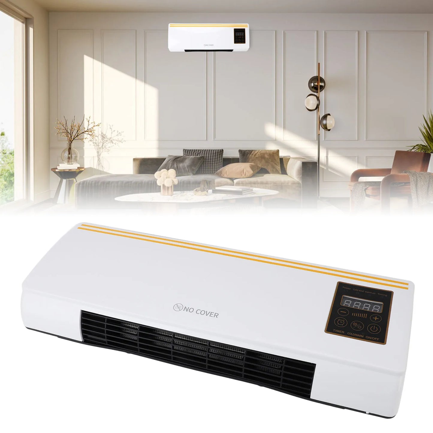 Wall-Mounted Mini Air Conditioner & Heater – Energy-Efficient Climate Control for Home & Bedroom
