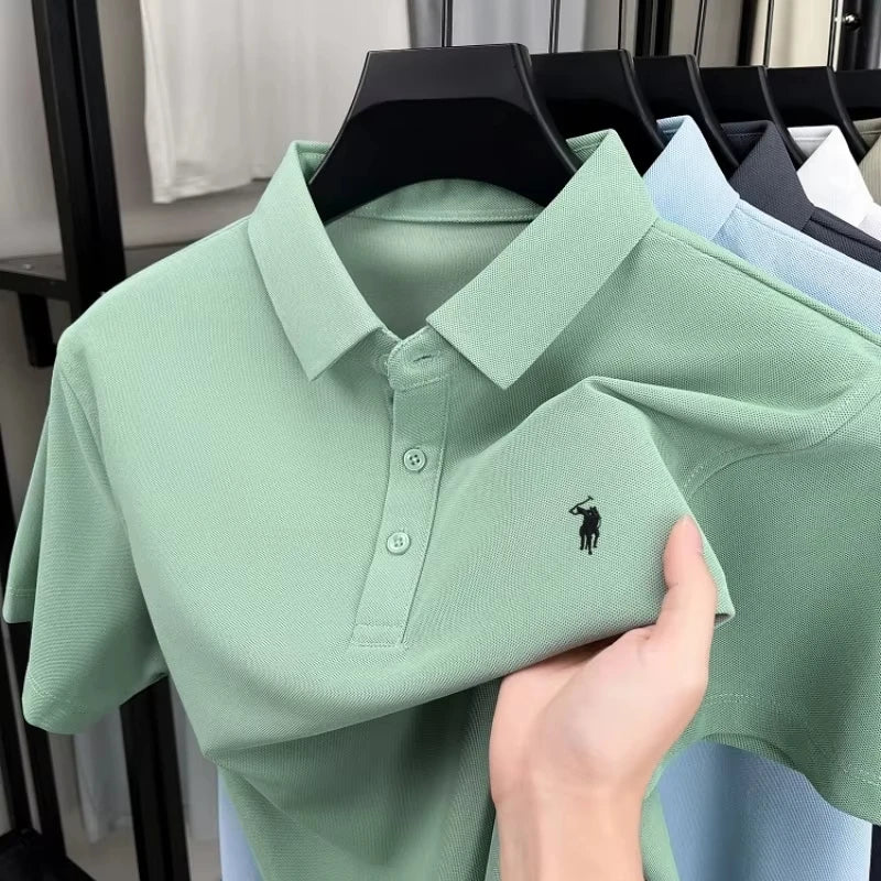 Men's Quick-Dry Polo Shirt — Breathable Summer Business Casual