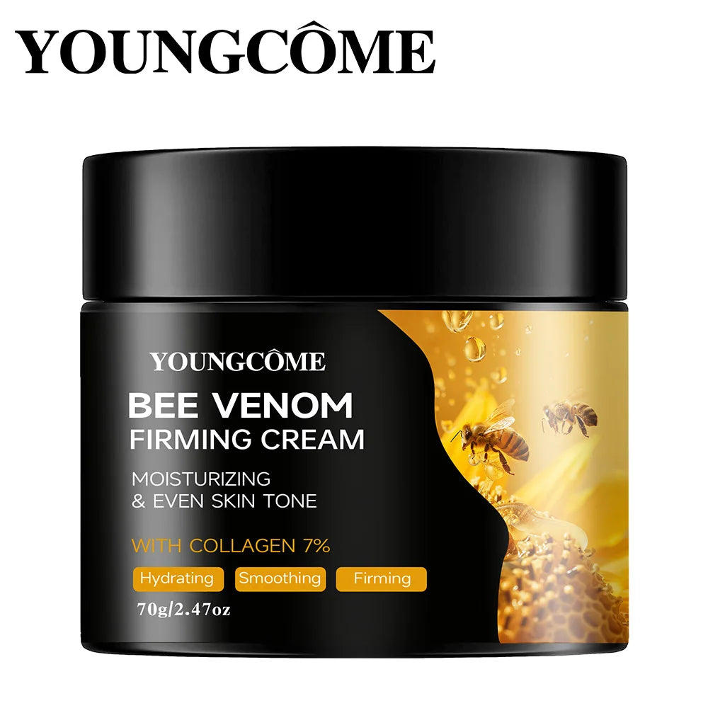 YOUNGCOME Bee Venom & Collagen Face & Neck Cream – Firming, Anti-Aging, Whitening & Deep Hydration | CPNP Certified | 40g & 70g