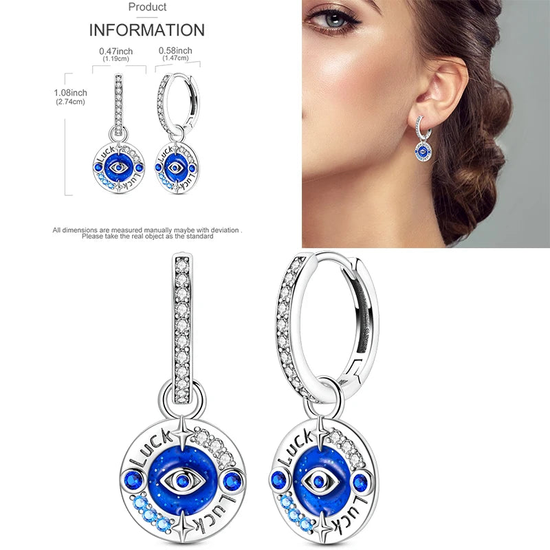 Sparkling Gold Woman Hoop Earrings 925 Sterling Silver Butterfly Colored Zirconium Earrings for Women Jewelry Anniversary Gift