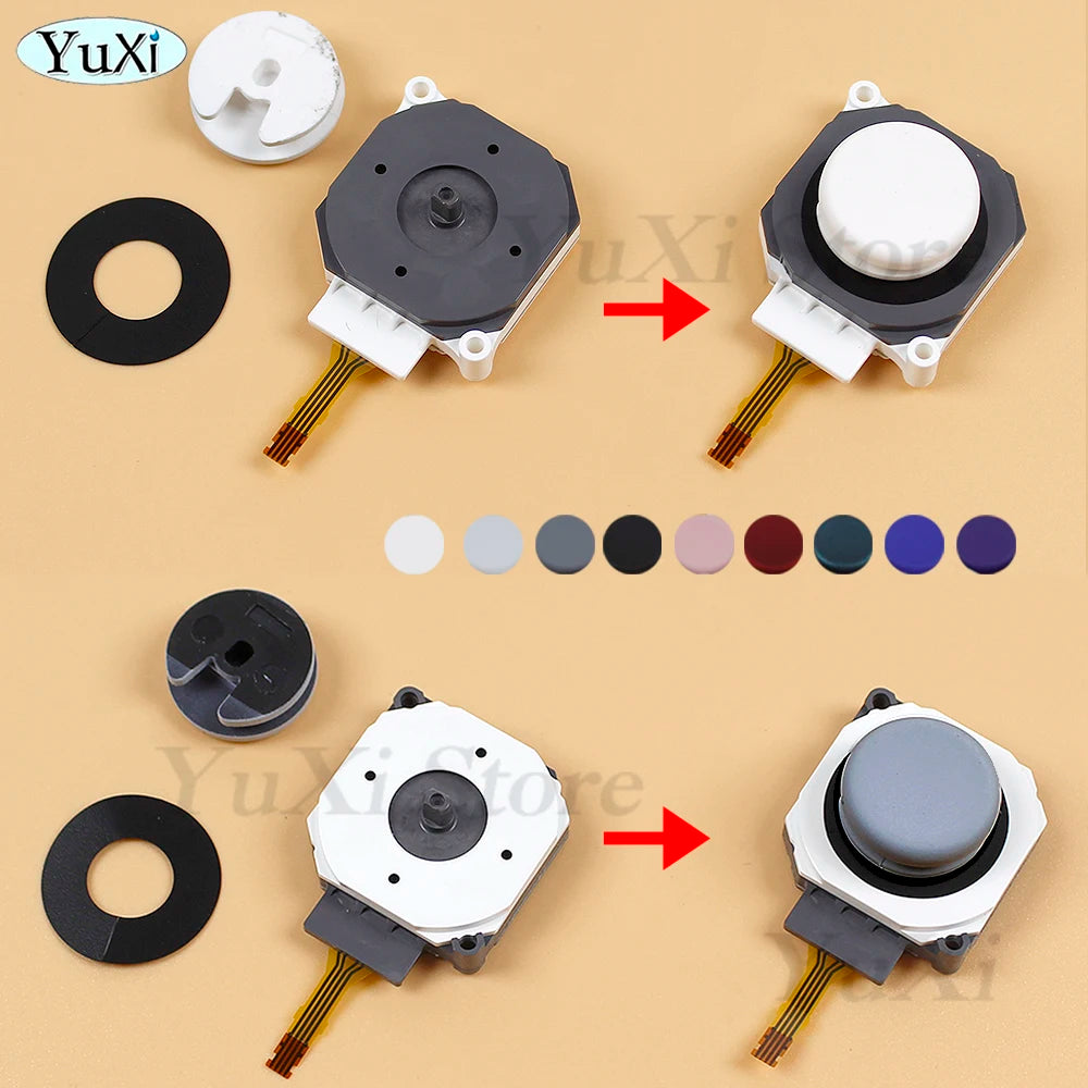 1pc 3D Analog Joystick Thumb Stick for New 3DS XL LL New 2DS for 3DS 2DS Game Console Original Thumbstick Module Replacement