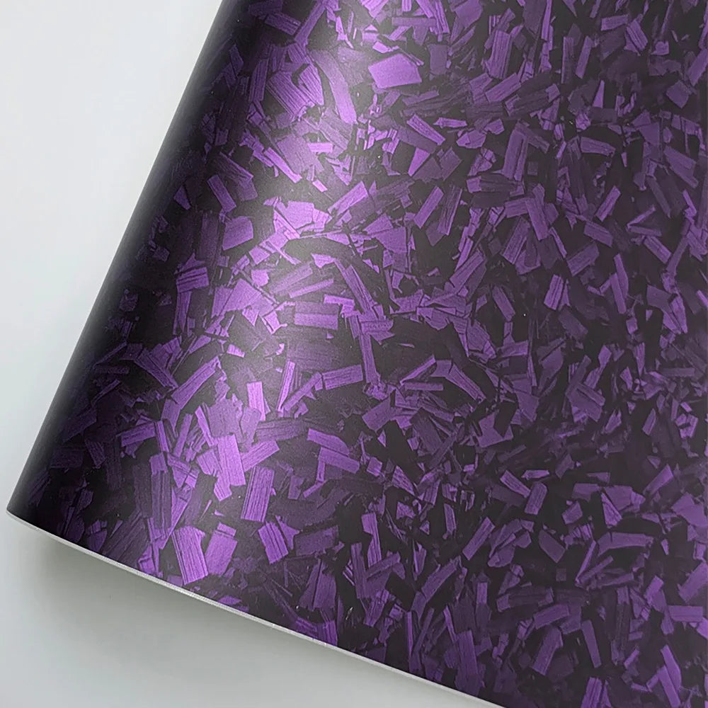 Carbon Fiber Vinyl Wrap Film – 3D/6D Matte & Gloss Forged Carbon Sticker for Car & Motorcycle (50x30cm)
