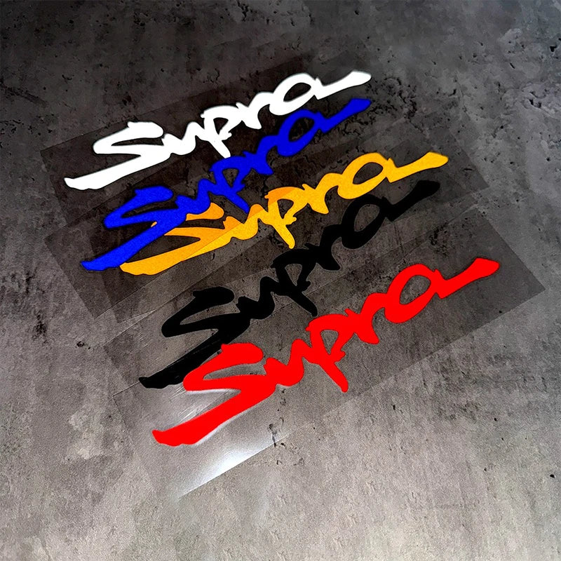 Suitable for Toyota Supra Bull Demon King car personalized modification reflective sticker waterproof sunscreen sticker