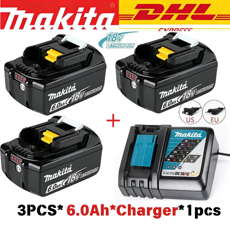 MMAlto Makita 18V LXT Replacement Li-Ion Battery – BL1860 BL1850 BL1840 BL1830 BL1815 | 3.0Ah 5.0Ah 6.0Ah | Sony Cells | LED Indicator