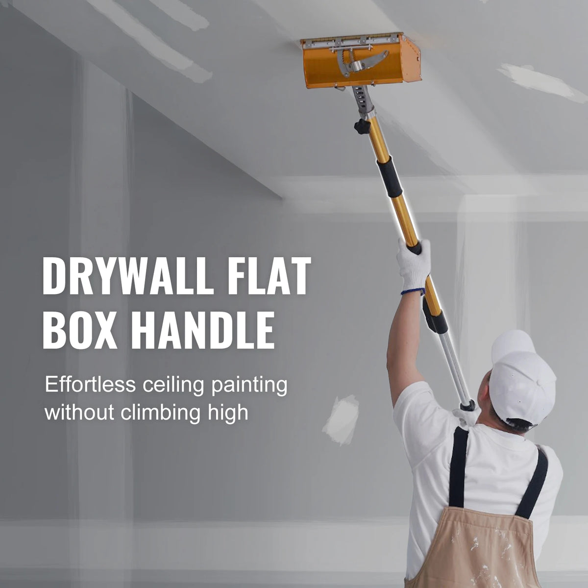 Drywall Flat Box Handle, 40 to 64 in - Adjustable Aluminium - view 2