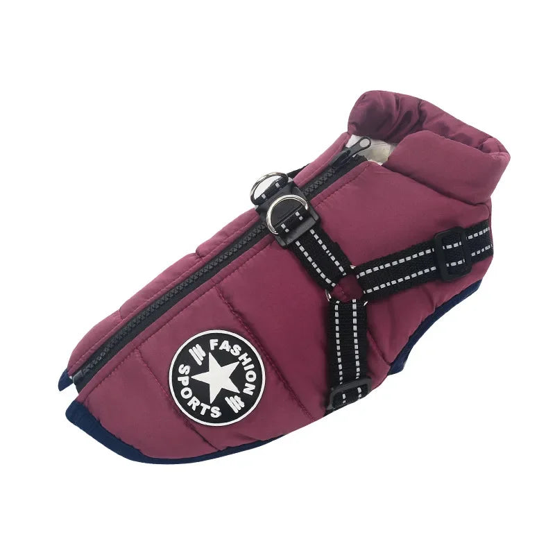 Dog Jacket Vest with Built-In Harness - Warm Winter Coat for Small Dogs - photo 11