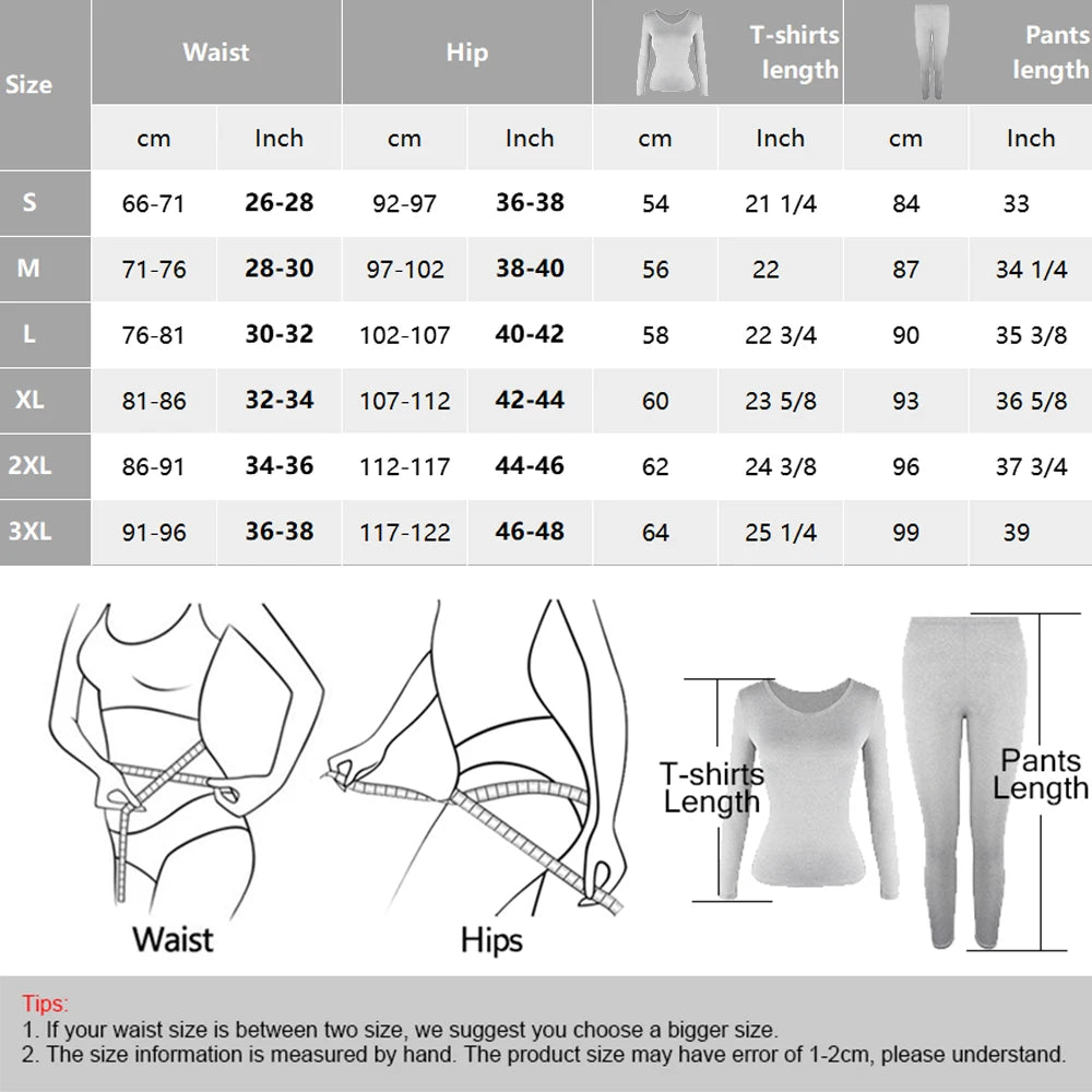 Women's Thermal Long Johns Set - Lined Top & Pants for Skiing - photo 2
