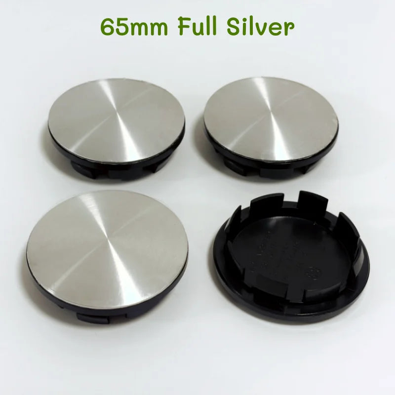 4 pcs Auto Wheel Center Cap 50mm 56mm 60mm 65mm 68mm No Logo Badge Blank Hubcap For Kia Car Rim Tire Decorative Dust-proof Cover