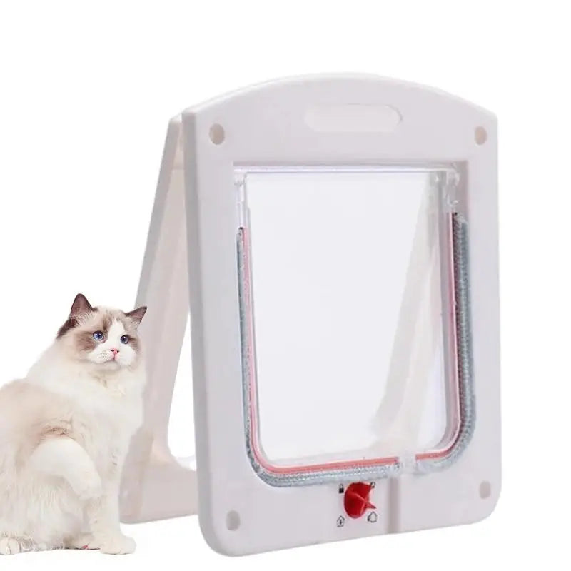 Large 4-Way Locking Pet Door - Weatherproof Cat & Dog Flap – photo 2