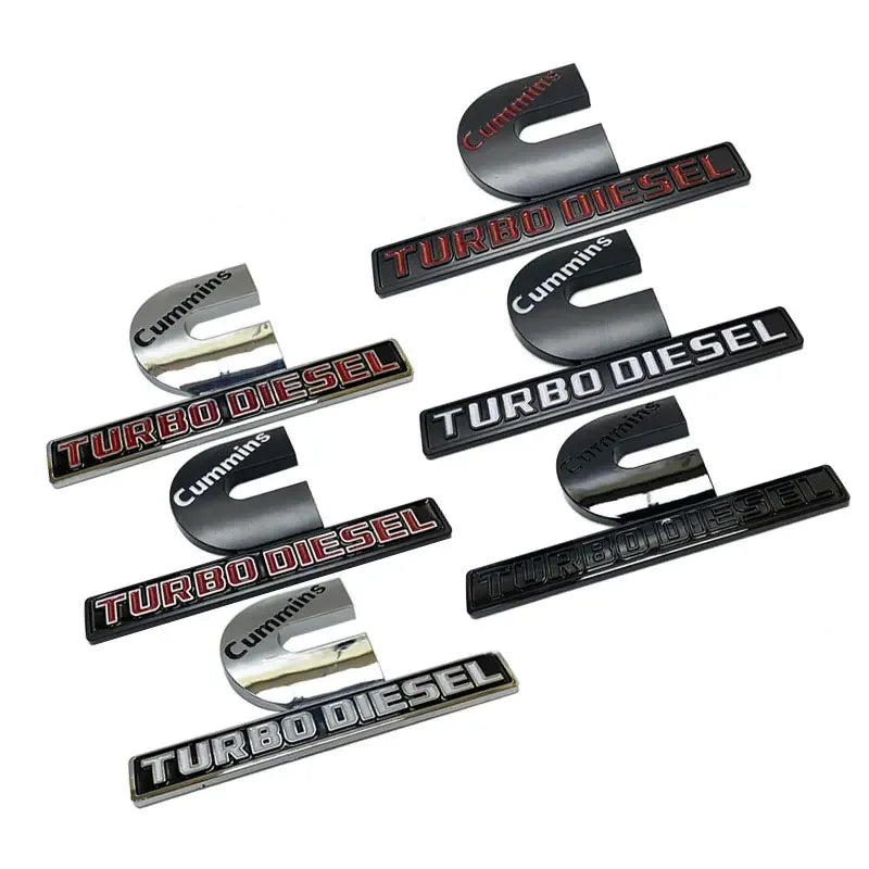 CUMMINS TURBO DIESEL Logo Decal Sticker for Dodge Ram 1500/2500