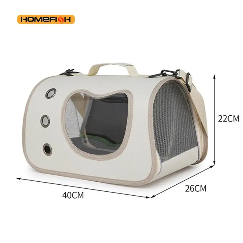 Foldable Cat Shoulder Bag - Breathable Carrier for Kittens – photo 6