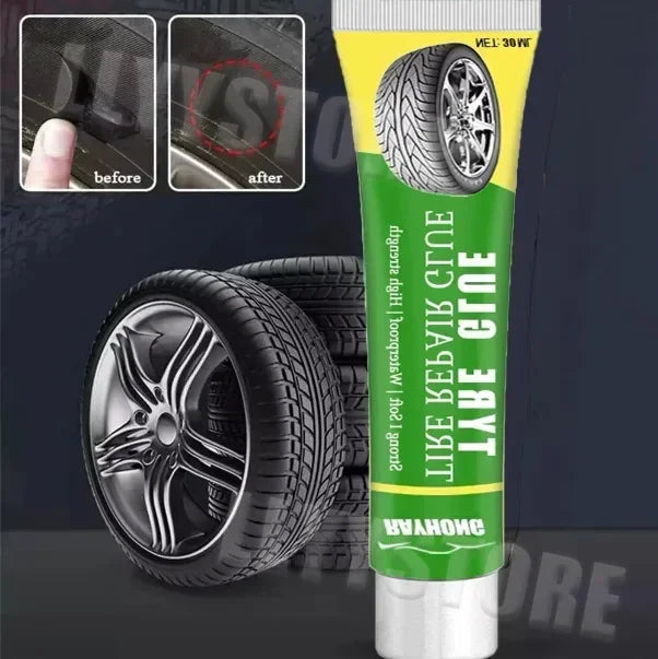 Tire Repair Glue Instant Adhesive Waterproof Multi-Purpose Adhesive Special Rubber for Car Tyres Quickly Repair Crack Holes Peel
