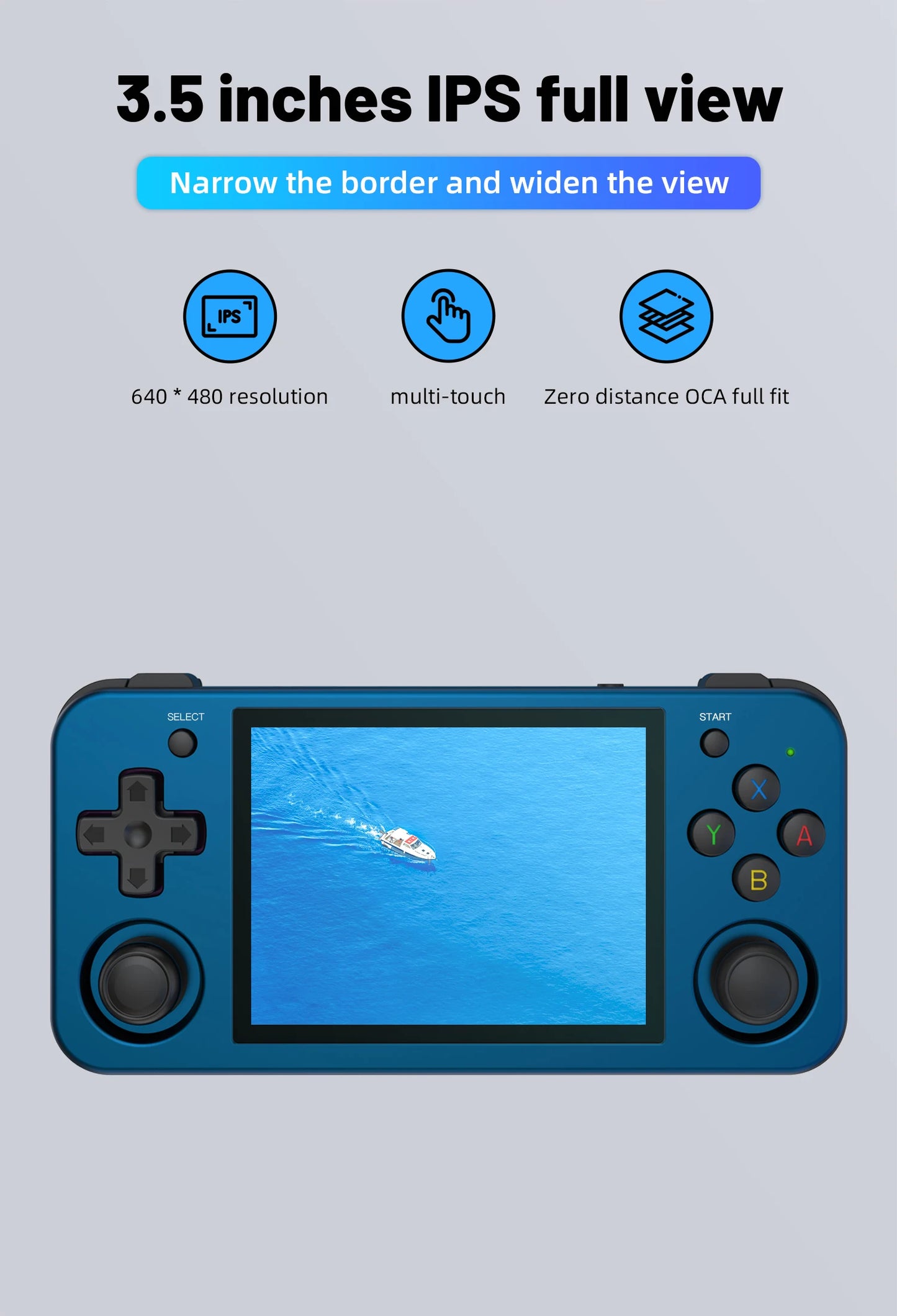 Anbernic RG353M Metal 3.5 Inch IPS Touch Screen Game Player 640*480 Built-in Hall Joystick Android 11 64 Bit Linux System Gifts