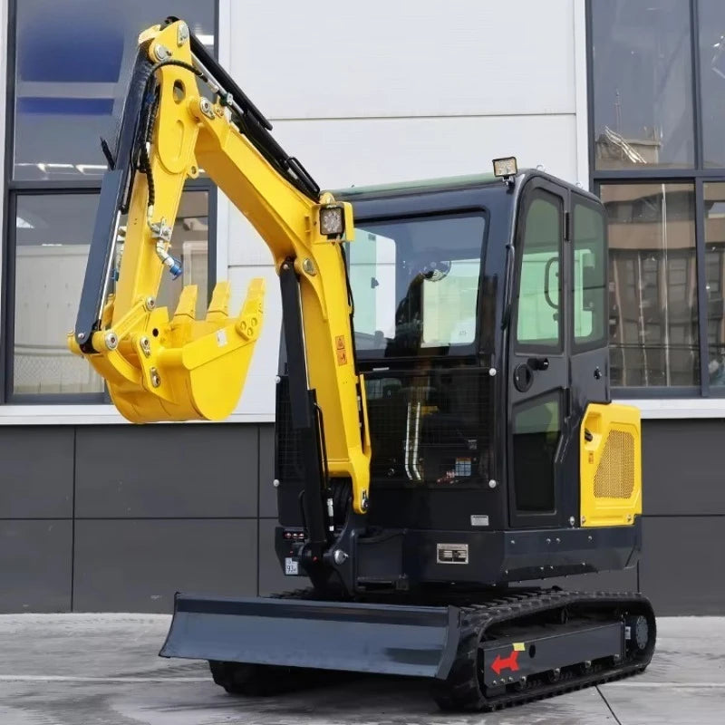 Free Shipping Mini Excavators 2 Ton R330 Kubota EPA Engine Small Digger With Cab Micro Excavator Machine For Sale
