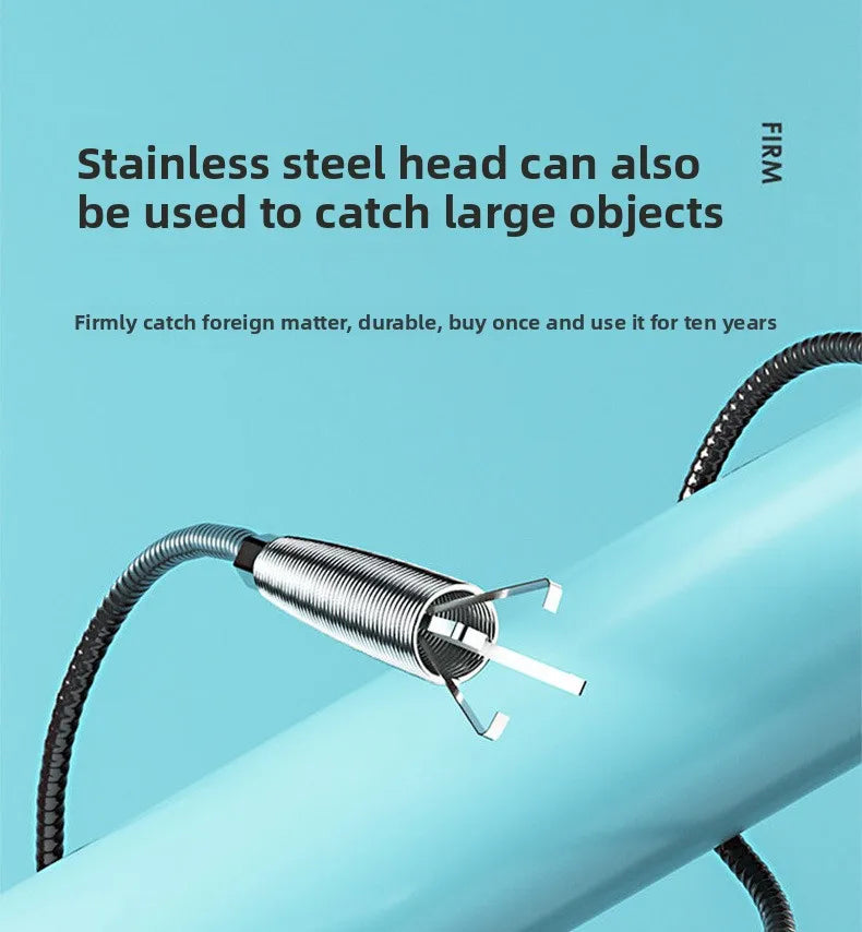 Pipe Unblocker Uncover Pipes Heavy Duty Four Jaw Opener Manual Clamping Drain Cleaner Telescopic Sewer Dredging Tool