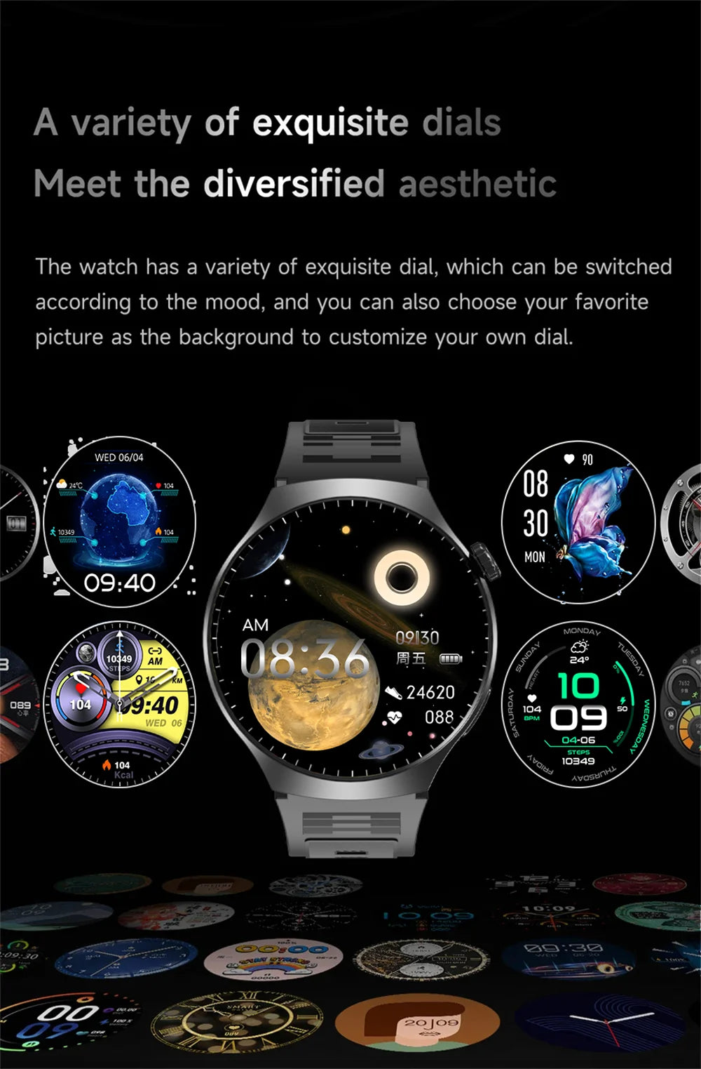G.L Wear 2026 New Men's Smart Watch HD Display Health Tracking Bluetooth Calling Voice Assistant Sports Smartwatch