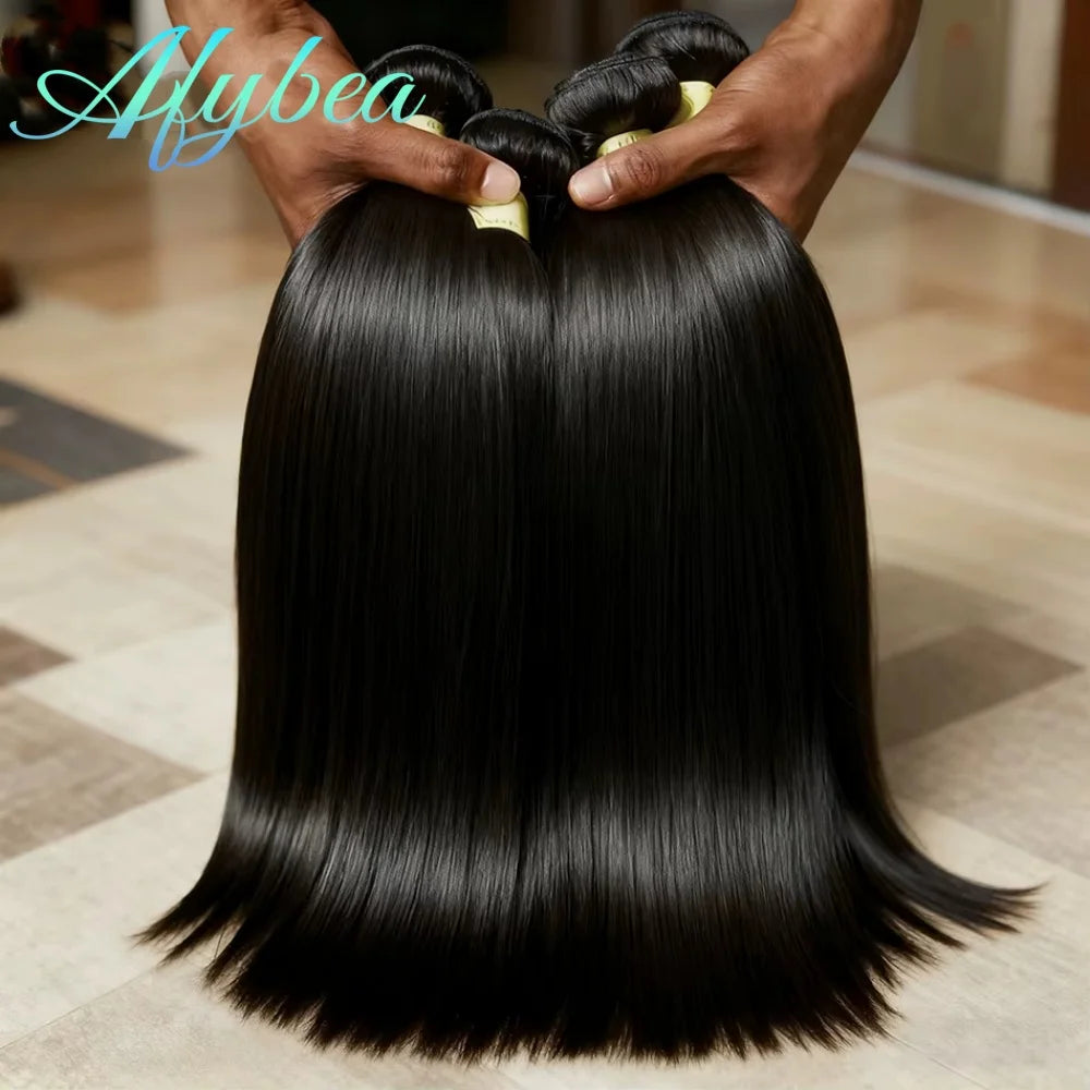 12A Raw Virgin Unprocessed Straight Bundles Human Hair 2/3/4 Pcs Human Hair Brazilian Straight Human Hair Bundles Extensions